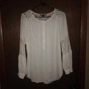 White lace blouse